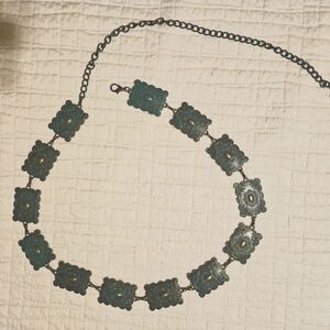 Turquoise concho belt
